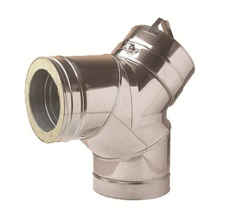 90st Inspekční koleno DN 250 DW