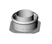 Příruba včetně těsnění DN 60/100
