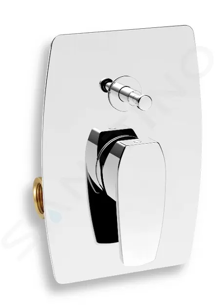 Vanová sprchová baterie s přepínačem Studio chrom