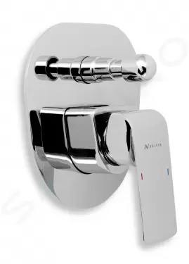 Vanová sprchová baterie s přepínačem KVADRO chrom