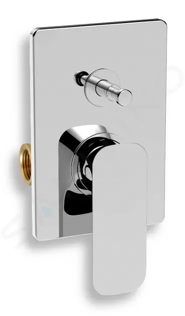 Vanová sprchová baterie s přepínačem LAGHI chrom