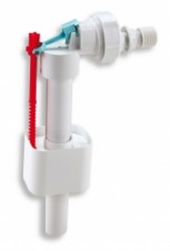 Napouštěcí ventil boční 3/8"+1/2" plast