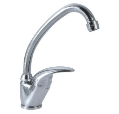 Dřezová baterie Metalia 55 bílá-chrom