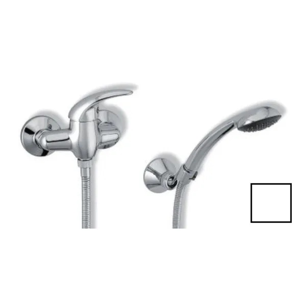 Sprchová baterie 100 mm Metalia 55 bílá-chrom