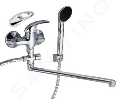 Vanová paneláková baterie 100 mm Metalia 55 chrom