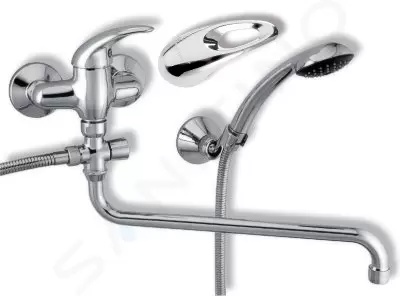 Vanová paneláková baterie 100 mm Metalia 55 chrom