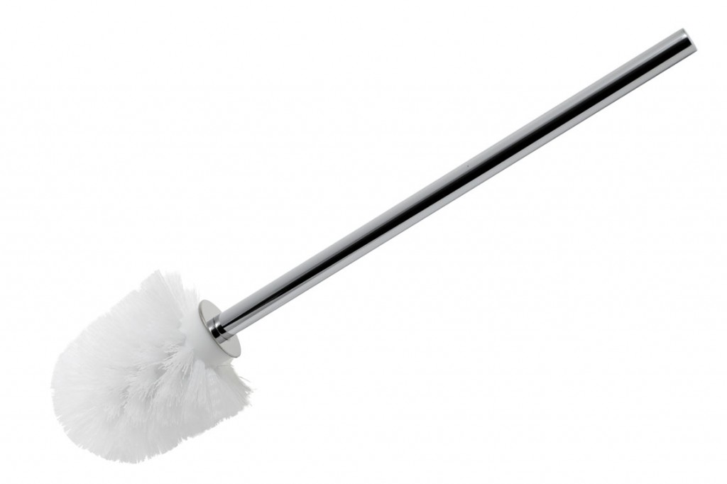 Plastová štětka kompletní plast - chrom