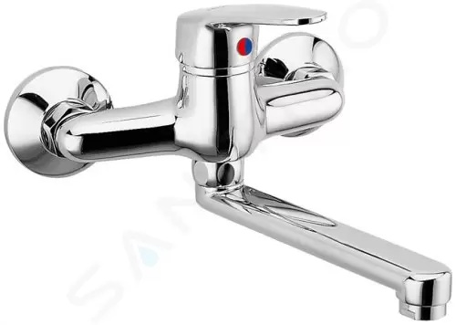 Dřezová umyvadlová baterie 150 mm SMILE chrom