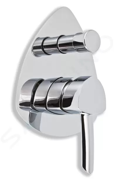 Vanová sprchová baterie s přepínačem MODENA chrom