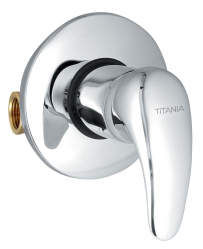 Sprchová baterie podomítková Titania Lux chrom