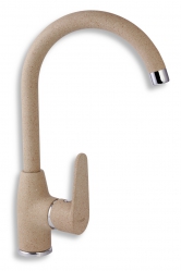 Dřezová baterie Titania Fresh granit-písek