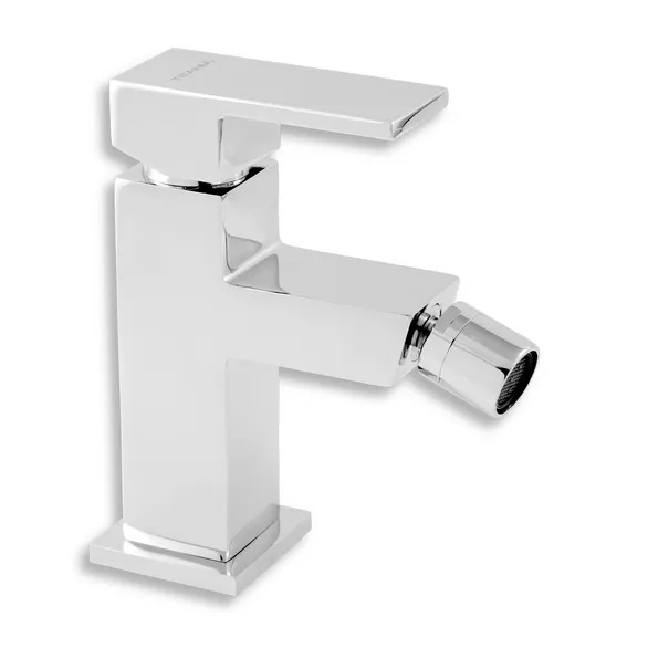 Bidetová baterie s výpustí Titania CUBE chrom