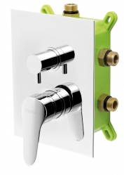 Podomítková baterie s boxem 3 vývody, IRIS New