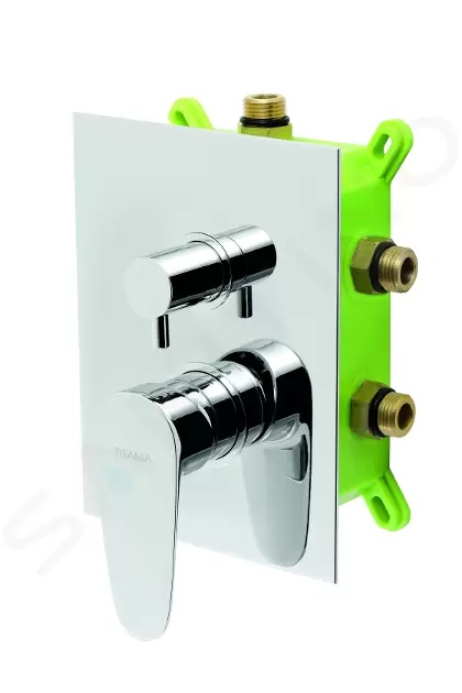 Podomítková baterie s boxem 3 vývody, SMART