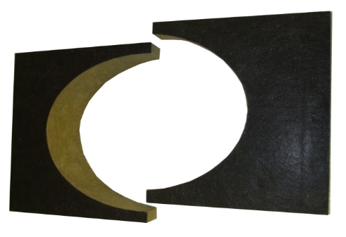 Izolace sopouchu 45° 200mm pro 3V,tl.40mm