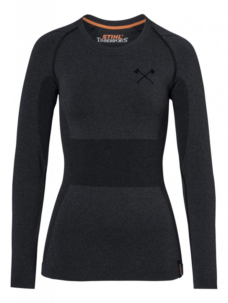 Dámské tričko s dlouhým rukávem šedé, vel. M