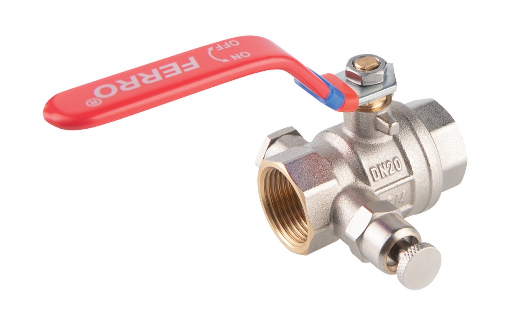 Plnoprůtočný kohout s vypouštěním 6/4"