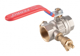 Plnoprůtočný kohout s vypouštěním 6/4"