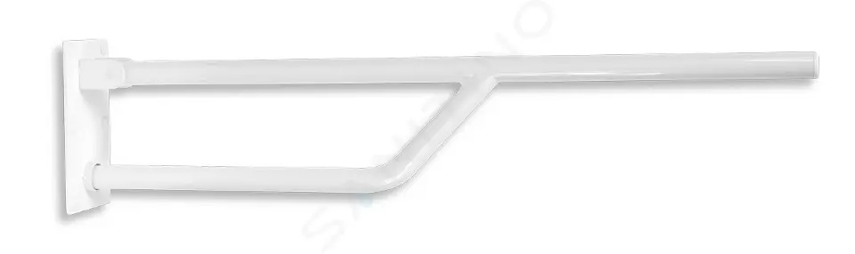 Úchyt jednoduchý sklopný 826 mm bílý