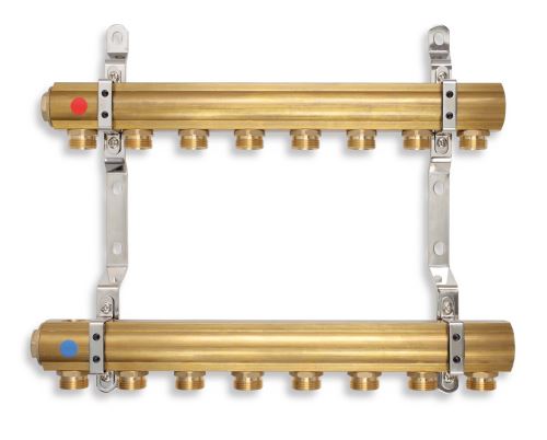 Rozdělovač se šroubením jednostranný G1" 11okruhů