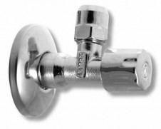 Rohový vřetenový ventil s matkou 1/2"x3/8"