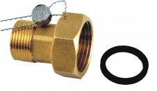 Půlšroubení k vodoměrům (set 2 ks) 1/2" x 3/4"