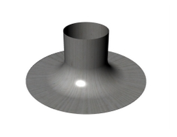 Průchodka střechou DN 125 rovná