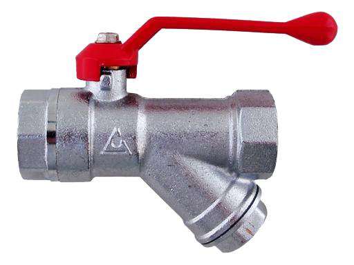 1221 3/4" kulový kohout s filtrem