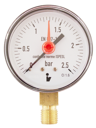 manometr D63, 0 - 2,5