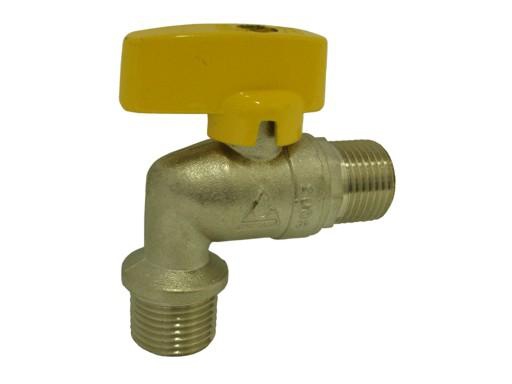 3150 MM 1/2" plyn kulový kohout rohový