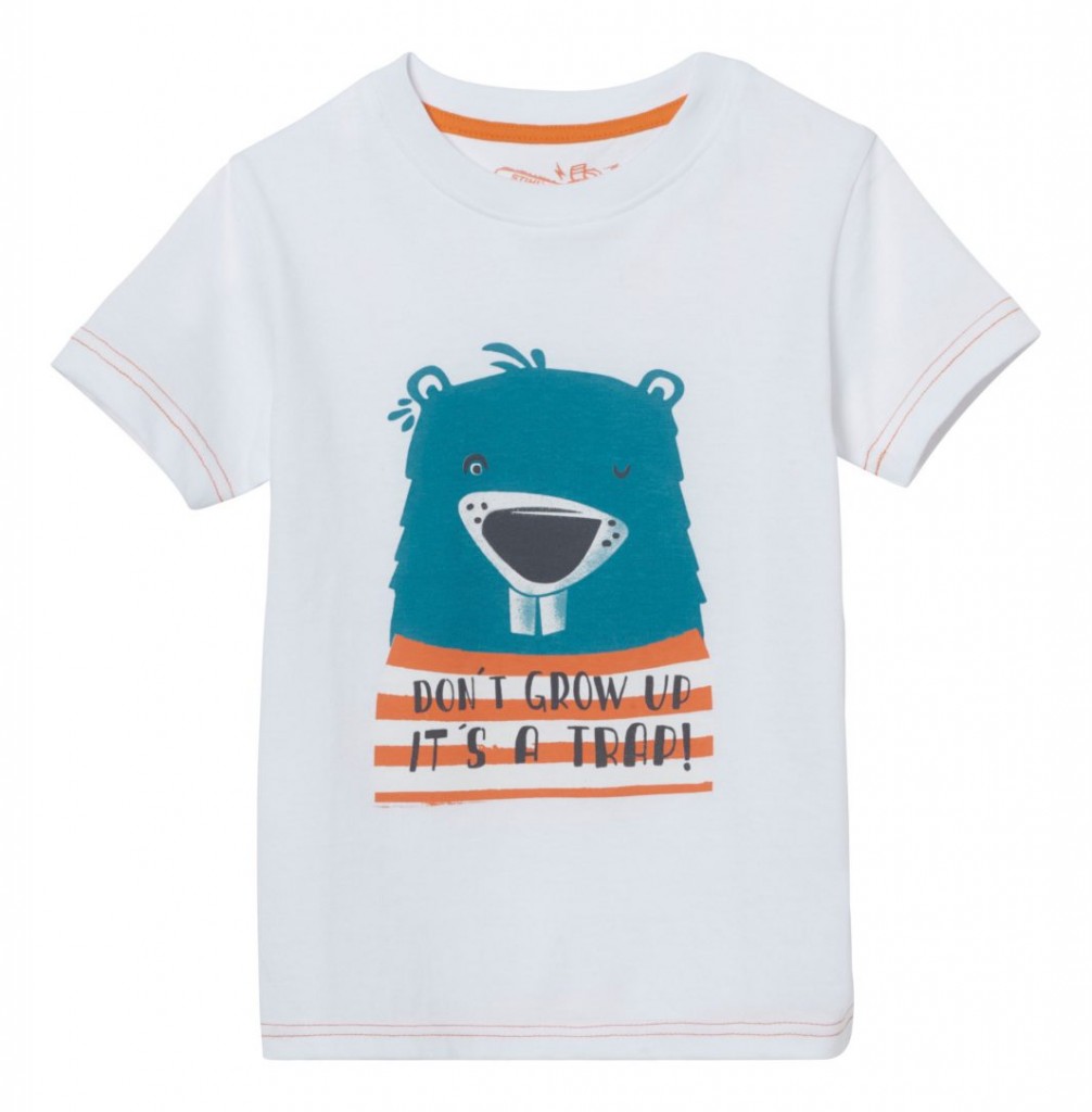 Dětské tričko bílé, vel. 134-140