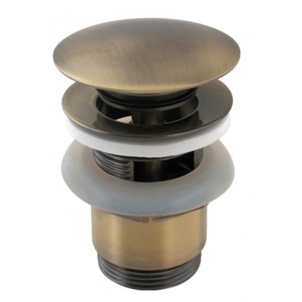 výpusť umyvadlová klik-klak, bronz