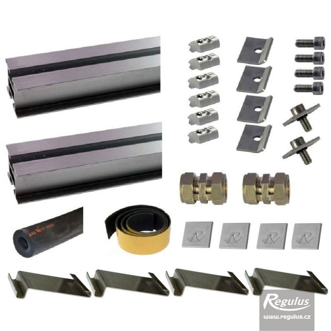 Sada pro uchycení a propojení 2 kolektorů KPG1