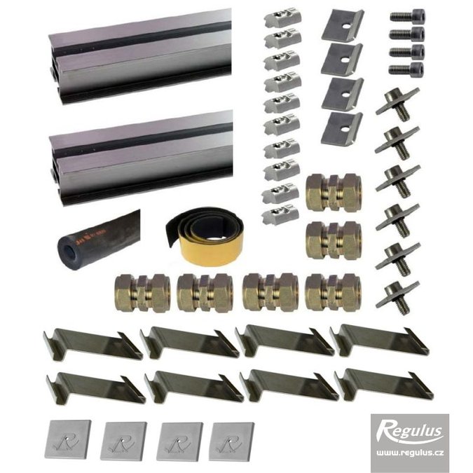 Sada pro uchycení a propojení 4 kolektorů KPG1