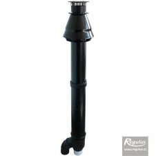 Komínek 2x 80 PP průchod otvorem pr. 125 mm