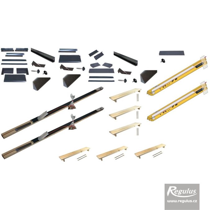 Sada pro montáž 6 sl.kolektorů KPI 1 do střechy nad sebou