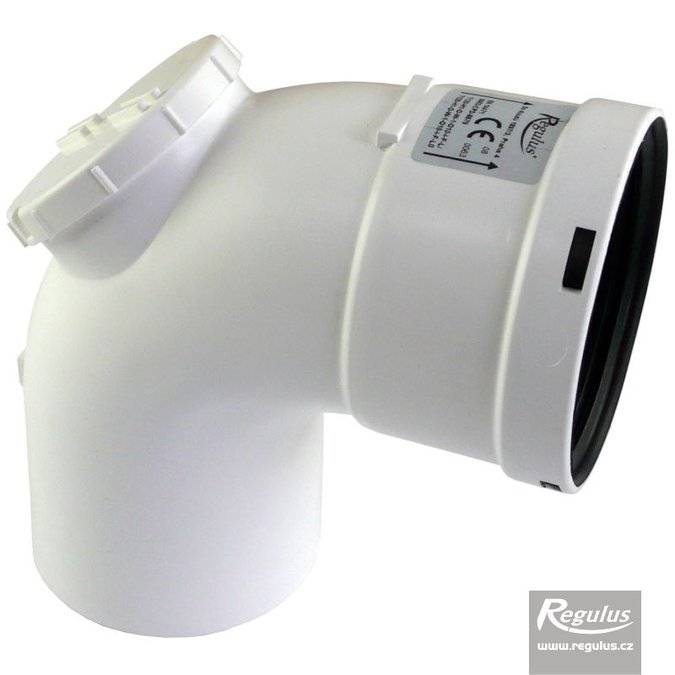 Koleno 90° pr. 80 PP, s kontrolním otvorem