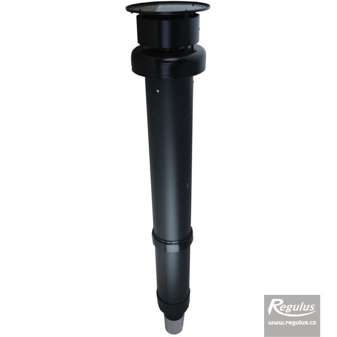 Komínek 1x 80 průchod otvorem pr. 125 mm