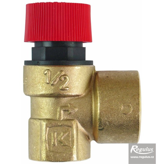 Pojistný ventil 3 bar, G 1/2" F x 3/4" F
