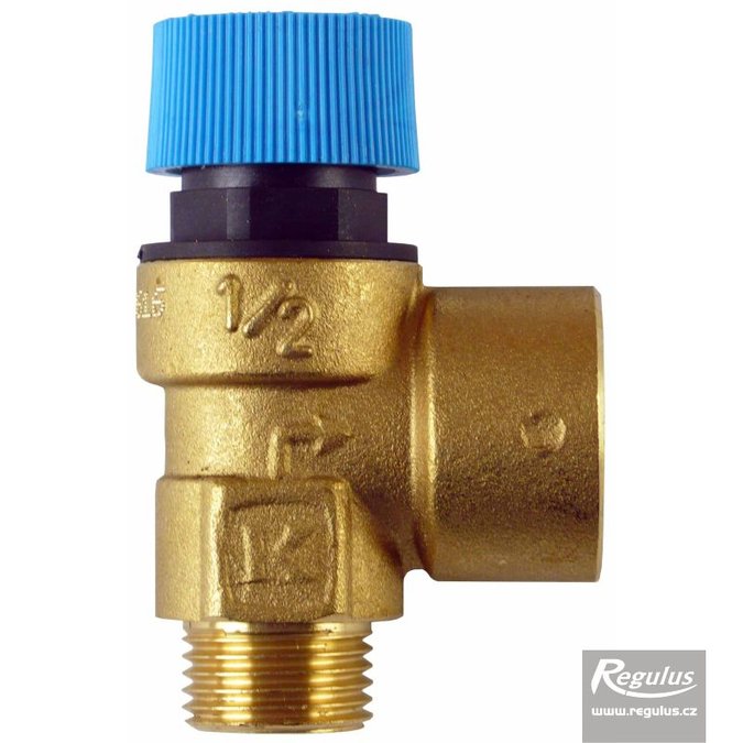 Pojistný ventil 6 bar, G 1/2" M x 3/4" F