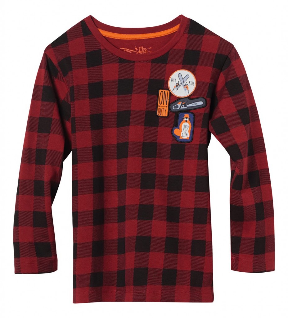 Tričko s dlouhým rukávem červené, vel. 146-152
