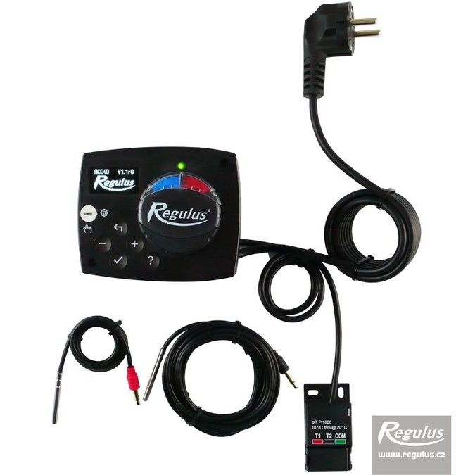 Pohon 230V pro LK840, LK841 - s regulací na konst.teplotu + 2xPt1000