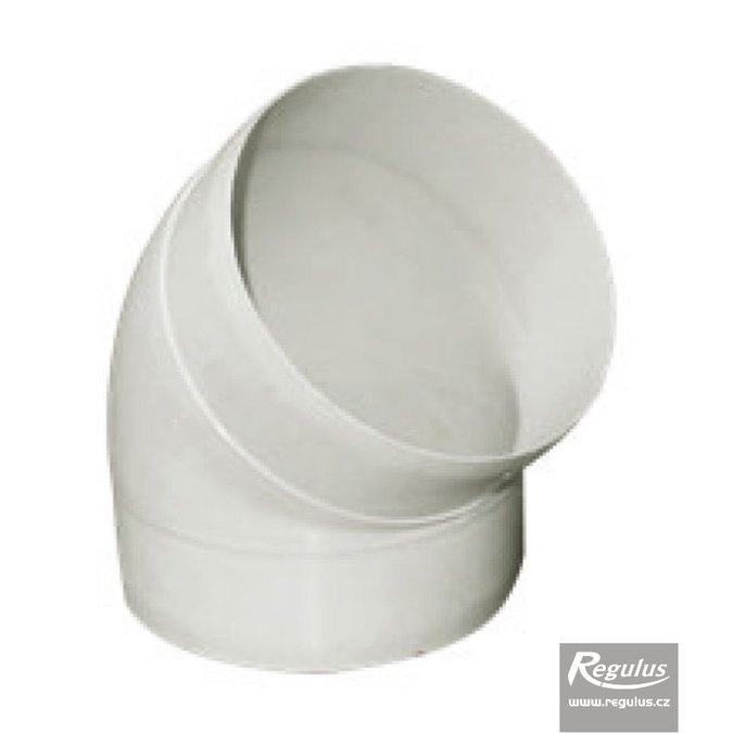 Koleno plast 45° 100 mm