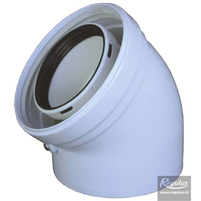 Koleno 45° 80/125 PP lité