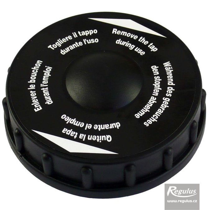 Víčko nádrže černé pro DOS25, TARTARUGA, PULCE