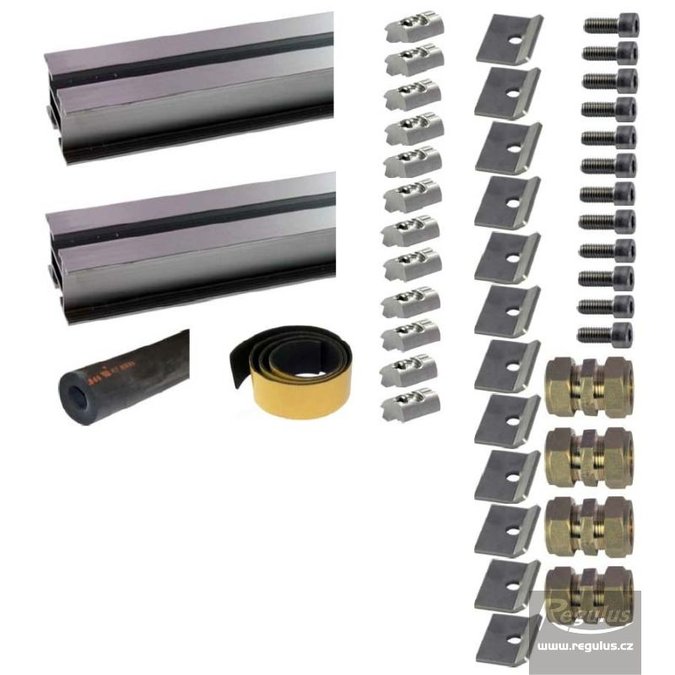 Sada pro uchycení a propojení 3 kolektorů KTU 10, KTU 6R