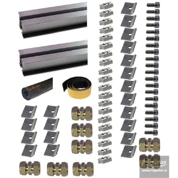 Sada pro uchycení a propojení 5 kolektorů KTU 10, KTU 6R