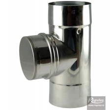 T kus pr. 80/125 PPH-A/Inox s kontrolním otvorem