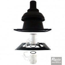 Komínová hlavice RegulusFLEX pr. 80 s krycí deskou na komín