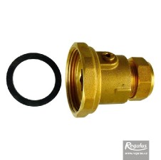 Šroubení k čerpadlu s kulovým kohoutem 6/4"x1" Fu/F
